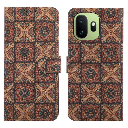 For OnePlus 15T 5G Leather Wallet Case Bohemian-style TPU PU Phone Cover with Stand - Hearts - 1