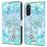 For Samsung Galaxy A27 5G Wallet Case Pattern Printing Stand Leather Flip Phone Cover - Butterfly Cobalt Tower - 1