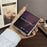 For Samsung Galaxy Z Flip7 5G  Case with Metal Frame Electroplating PU Leather PC Protective Cover - Blue - 3