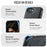 CaseMe For iPhone 16e / iPhone 17e C69 Series Magnetic Case Leather Coated TPU Phone Cover - Black - 4