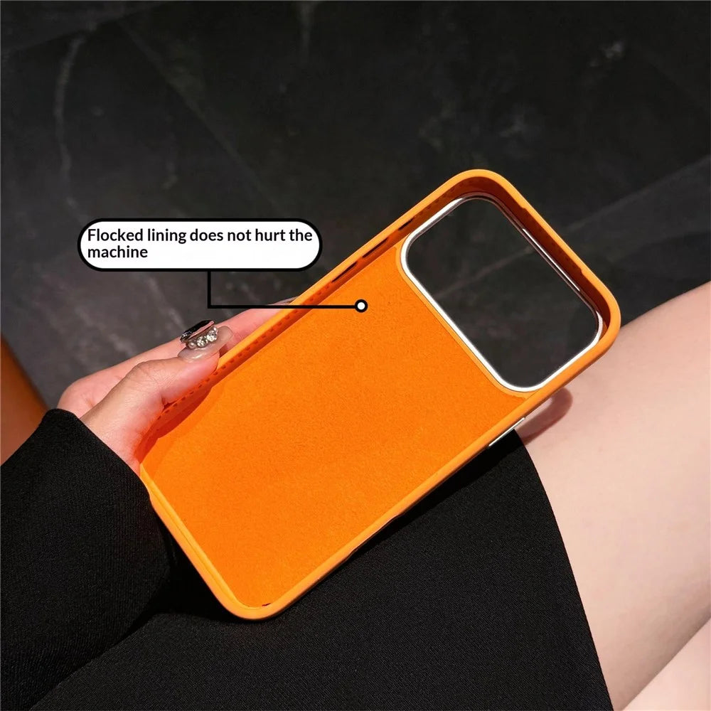 For iPhone 17 Pro Case Compatible with MagSafe Sun Pattern Rhinestone Metal Camera Frame Liquid Silicone Phone Cover - Beige - 3