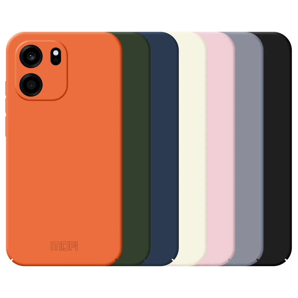 Mofi For OnePlus Turbo 6V 5G JK Qin Series Phone Case Skin-Touch Matte Anti-fingerprint Back Cover - Black - 4