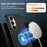 For Samsung Galaxy S26 Magnetic Case Shockproof TPU PC Protective Cover - Black - 3