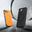For iPhone 16e / iPhone 17e Magnetic Case Shockproof TPU PC Protective Cover - Black - 2