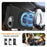 For iPhone 16e / iPhone 17e Magnetic Case Shockproof TPU PC Protective Cover - Black - 4