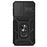 For Samsung Galaxy A27 5G Case PC + TPU Phone Cover with Lens Protection Kickstand - Black - 3