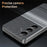 For Samsung Galaxy A16 5G  /  A16 4G Case Card Slot View Window Gradient Color Checkered Pattern Leather Phone Cover - Black - 6