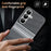 Leather Case for Samsung Galaxy A26 5G  /  A17 5G  /  A17 4G Card Slot View Window Gradient Color Checkered Pattern Phone Cover - Black - 4