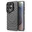 For Samsung Galaxy S26 Ultra Case PC Kickstand Ripple Texture TPU Phone Cover - Black - 2