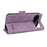 For Google Pixel 11 Pro XL Case Leather Wallet Flip Phone Cover with Hardware Decor - Purple - 4