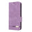 For Google Pixel 11 Pro XL Case Leather Wallet Flip Phone Cover with Hardware Decor - Purple - 7
