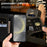 For Samsung Galaxy S24 Wallet Case Crazy Horse Texture Leather Flip Phone Cover with Magnetic Closure - Black - 4