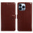 For iPhone 13 Pro Wallet Case Crazy Horse Texture Leather Flip Phone Cover with Magnetic Closure - Brown - 5
