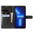 For iPhone 13 Pro Max Wallet Case Crazy Horse Texture Leather Flip Phone Cover with Magnetic Closure - Black - 2