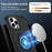 For iPhone 13 Pro Max Magnetic Case Shockproof TPU PC Protective Cover - Black - 3