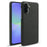 For Samsung Galaxy A37 5G Phone Case Cloth Texture Anti-Scratch Protective PC Back Cover - Black - 1