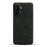 For Samsung Galaxy A37 5G Phone Case Cloth Texture Anti-Scratch Protective PC Back Cover - Black - 3