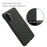 For Samsung Galaxy A37 5G Phone Case Cloth Texture Anti-Scratch Protective PC Back Cover - Black - 4
