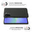 For Samsung Galaxy A37 5G Phone Case Cloth Texture Anti-Scratch Protective PC Back Cover - Black - 5