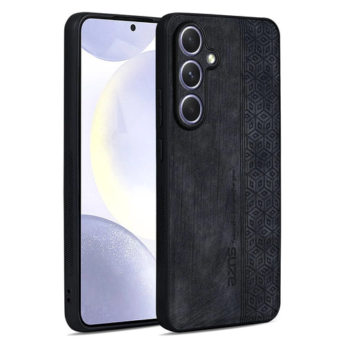 AZNS For Samsung Galaxy A27 5G Case PU Leather Covered TPU Phone Protective Cover - Black - 1