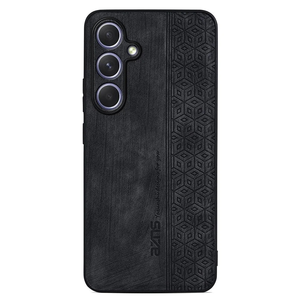AZNS For Samsung Galaxy A27 5G Case PU Leather Covered TPU Phone Protective Cover - Black - 2