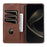 AZNS For Samsung Galaxy A27 5G Phone Case Cowhide Texture PU Leather Wallet Phone Cover - Coffee - 2