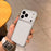 For iPhone 17 Pro Max Case PU Leather Texture Shockproof TPU Protective Phone Cover - White - 5