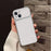 For iPhone 15 Case PU Leather Texture Shockproof TPU Protective Phone Cover - White - 3