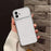 For Samsung Galaxy A06 4G Case PU Leather Texture Shockproof TPU Protective Phone Cover - White - 3