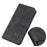 KHAZNEH For Sony Xperia 1 VIII Case PU Leather Retro Texture Phone Cover - Black - 4