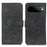 KHAZNEH For Google Pixel 11 Pro XL Case PU Leather Retro Texture Phone Cover - Black - 1