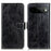 For Google Pixel 11 Pro XL Case Wallet Leather Phone Cover Crazy Horse Texture - Black - 1