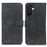 KHAZNEH For Samsung Galaxy A27 5G Case PU Leather Retro Texture Phone Cover - Black - 1
