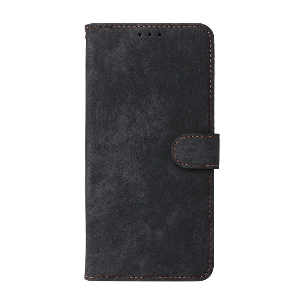 For TECNO Spark 50 4G Case Wallet RFID Blocking PU Leather Phone Cover Stand with Strap - Black - 7