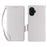 For TCL K70 SE 4G Case Litchi Texture Wallet Leather Phone Cover with Wrist Strap - White - 1