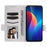 For TCL K70 SE 4G Case Litchi Texture Wallet Leather Phone Cover with Wrist Strap - White - 2