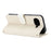 For Google Pixel 10a Stand Case Litchi Texture Genuine Cow Leather Wallet Phone Cover RFID Blocking - White - 4