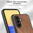 For Samsung Galaxy A27 5G Case Shockproof Slim Retro Leather Phone Back Cover - Brown - 2