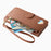For Samsung Galaxy A27 5G Case Zipper Pocket  TPU PU Leather Wallet Phone Cover with Strap - Brown - 4