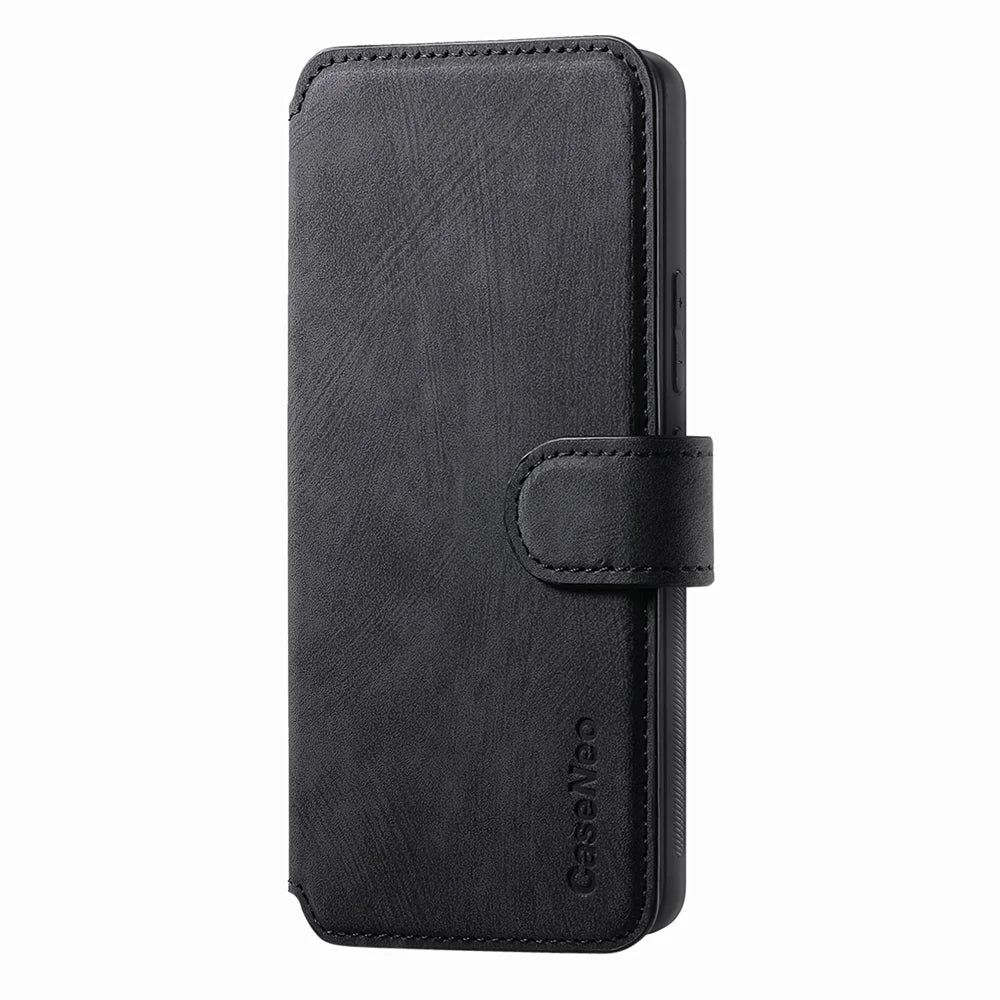 CASENEO for Samsung Galaxy A27 5G Magnetic Case  Detachable Leather Phone Wallet Cover - Black - 2