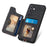 For Samsung Galaxy A27 5G Retro PU Leather Back Cover with RFID Blocking Card Holder - Black - 3