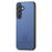 For Samsung Galaxy A27 5G Case Leather Phone Back Cover with Cloth Texture - Blue - 3