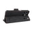 For Realme Note 80 4G Phone Case Leather Wallet Flip Phone Cover with Hardware Decor - Black - 2