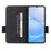 For Realme Note 80 4G Phone Case Leather Wallet Flip Phone Cover with Hardware Decor - Black - 4