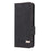 For Realme Note 80 4G Phone Case Leather Wallet Flip Phone Cover with Hardware Decor - Black - 7