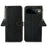 For Google Pixel 11 Pro XL Case RFID Blocking Genuine Cow Leather Phone Cover Litchi Texture - Black - 1