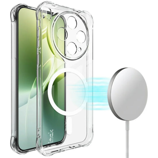 IMAK for vivo X300s 5G Magnetic Case Airbag Shockproof Protection TPU Phone Cover - Transparent - 1