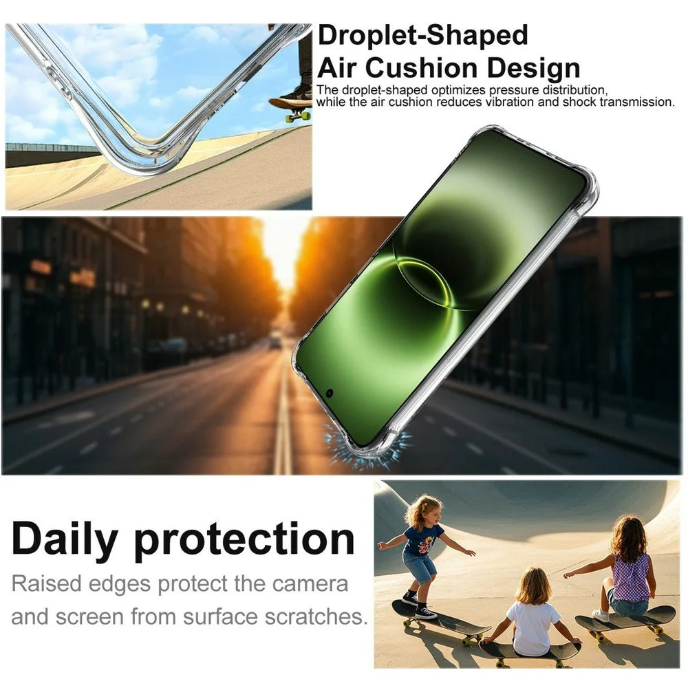 IMAK for vivo X300 Ultra 5G Magnetic Case Airbag Shockproof Protection TPU Phone Cover - Transparent - 7