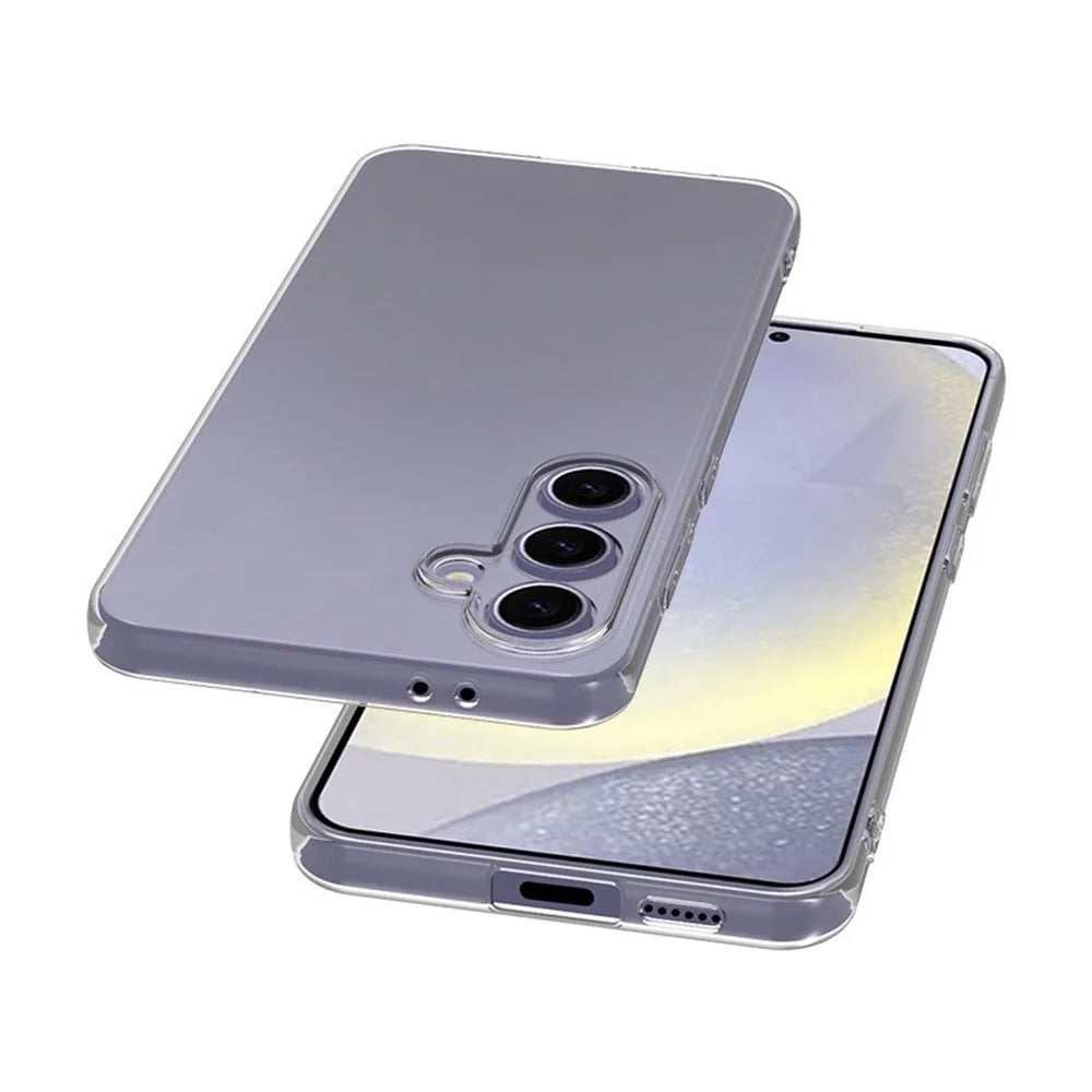 For Samsung Galaxy A27 5G Back Cover Ultra Thin Flexible TPU Clear Phone Case - Transparent - 4