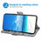 For Samsung Galaxy A27 5G Leather Case Marble Pattern Phone Wallet Stand Cover with Wrist Strap - Grey - 3